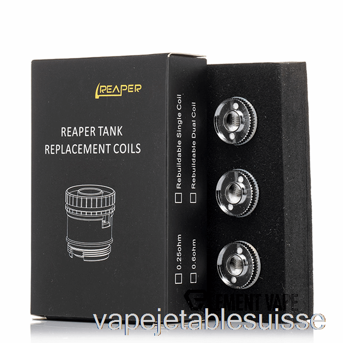 Vape Suisse Bobines De Remplacement Ijoy Reaper Bobines 0.6ohm Reaper